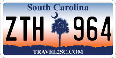 SC license plate ZTH964