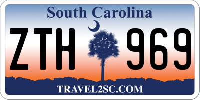 SC license plate ZTH969