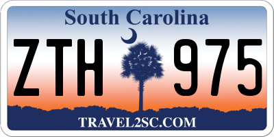 SC license plate ZTH975