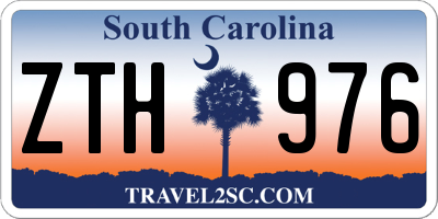 SC license plate ZTH976