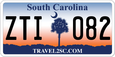 SC license plate ZTI082