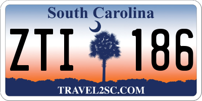 SC license plate ZTI186