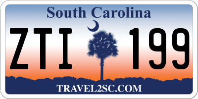 SC license plate ZTI199
