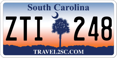 SC license plate ZTI248
