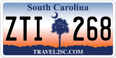 SC license plate ZTI268