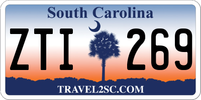 SC license plate ZTI269