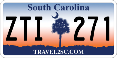 SC license plate ZTI271
