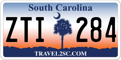 SC license plate ZTI284
