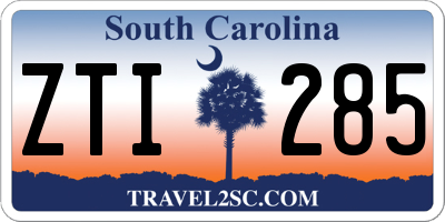 SC license plate ZTI285