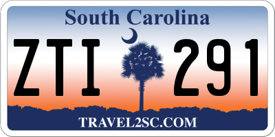 SC license plate ZTI291