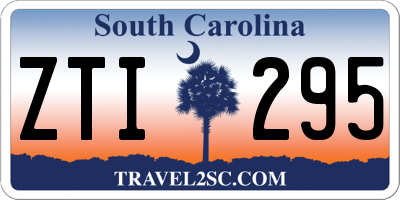 SC license plate ZTI295