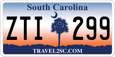 SC license plate ZTI299