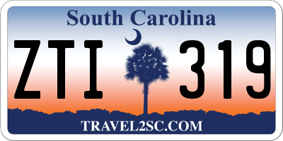 SC license plate ZTI319