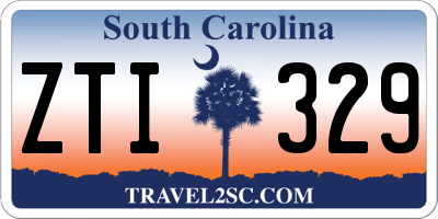SC license plate ZTI329