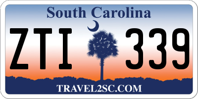 SC license plate ZTI339