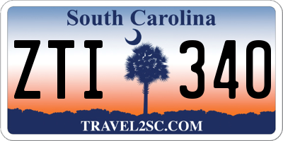 SC license plate ZTI340