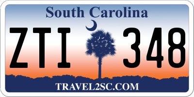 SC license plate ZTI348