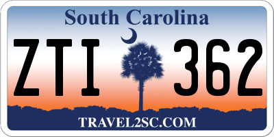 SC license plate ZTI362