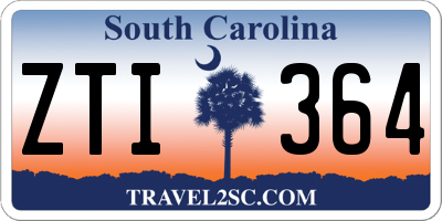 SC license plate ZTI364