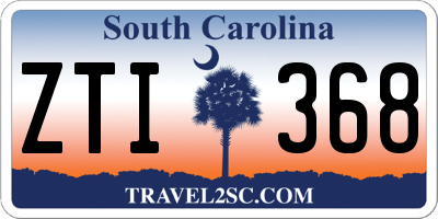 SC license plate ZTI368