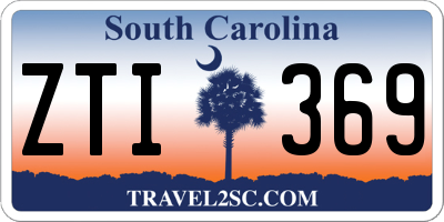 SC license plate ZTI369