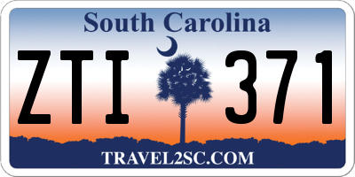 SC license plate ZTI371