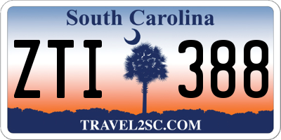 SC license plate ZTI388