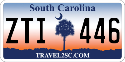 SC license plate ZTI446