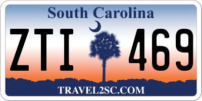 SC license plate ZTI469
