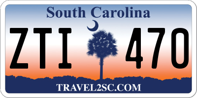 SC license plate ZTI470