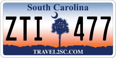 SC license plate ZTI477