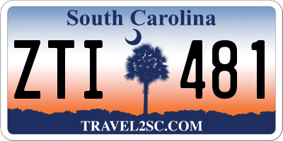 SC license plate ZTI481