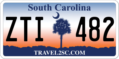 SC license plate ZTI482