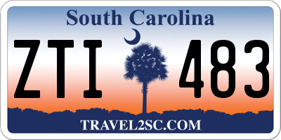 SC license plate ZTI483