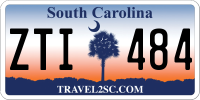 SC license plate ZTI484