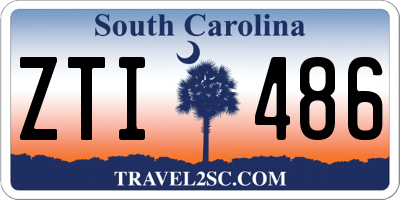SC license plate ZTI486