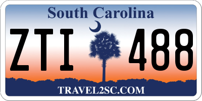 SC license plate ZTI488