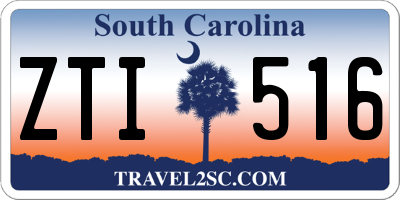 SC license plate ZTI516