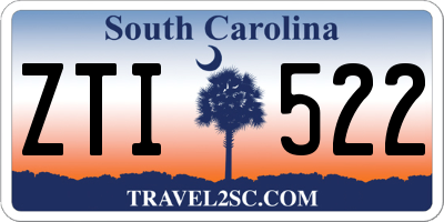 SC license plate ZTI522