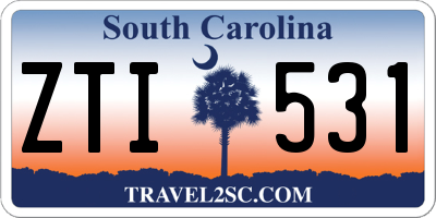 SC license plate ZTI531