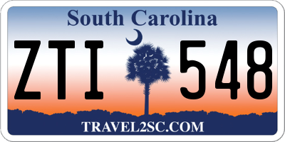 SC license plate ZTI548