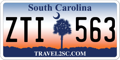 SC license plate ZTI563