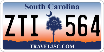 SC license plate ZTI564