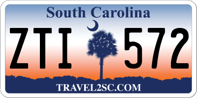 SC license plate ZTI572