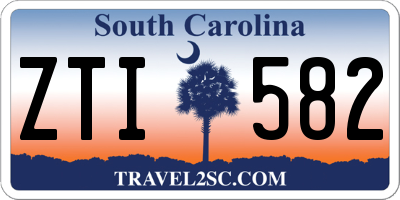 SC license plate ZTI582