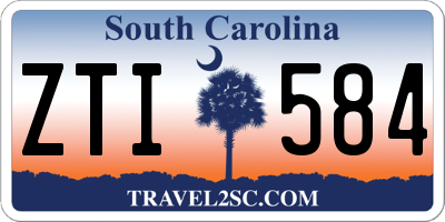 SC license plate ZTI584