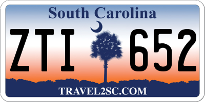 SC license plate ZTI652