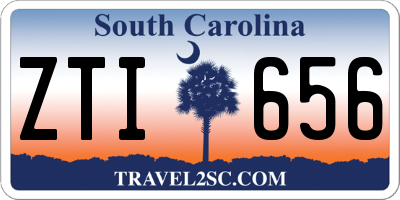 SC license plate ZTI656
