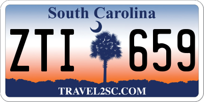 SC license plate ZTI659