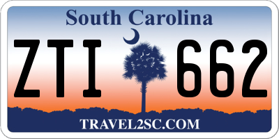 SC license plate ZTI662